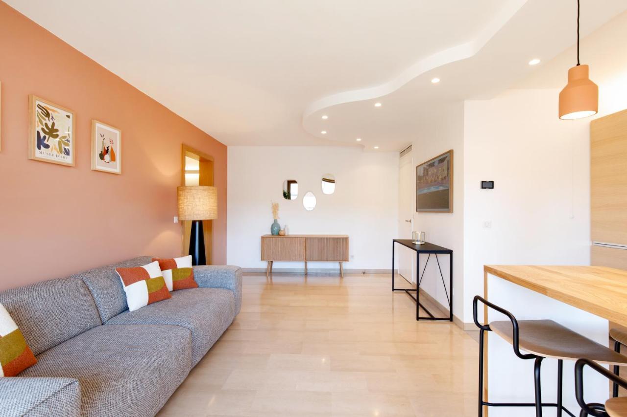 Citybeach Soha- Rue D'antibes - 2 Bdr 2 Bthr 1 Toil - Clim Terrace Parking Elevator Apartamento *